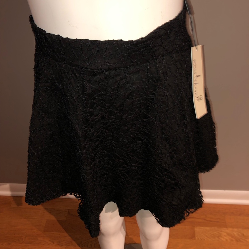 NWT miss behave black skirt girls size medium